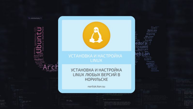 Установка и настройка Linux любых версий в Норильске