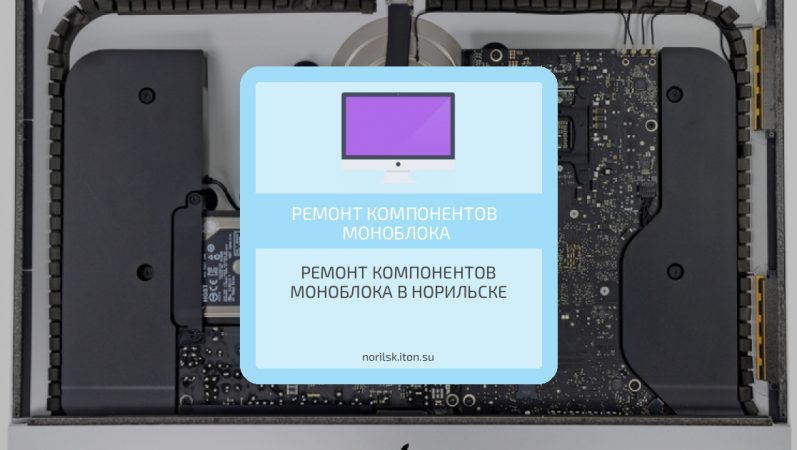 Ремонт компонентов моноблока в Норильске